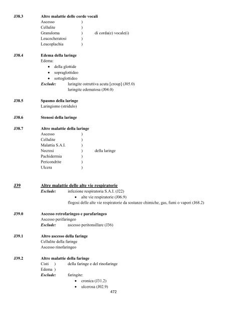 Classificazione Statistica Internazionale delle Malattie e dei ...