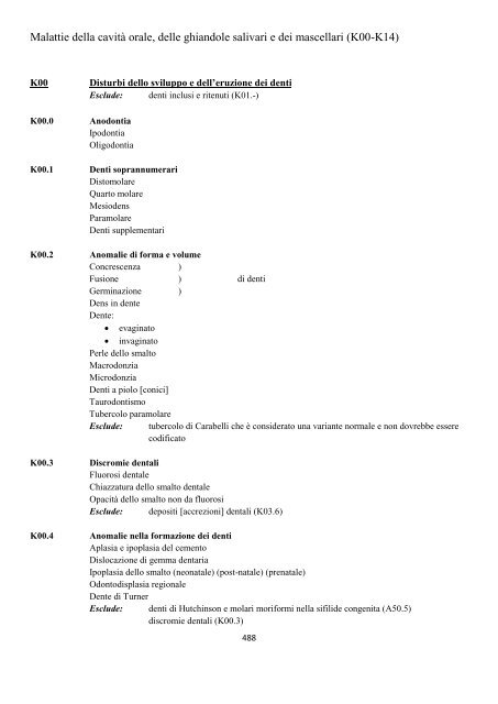 Classificazione Statistica Internazionale delle Malattie e dei ...