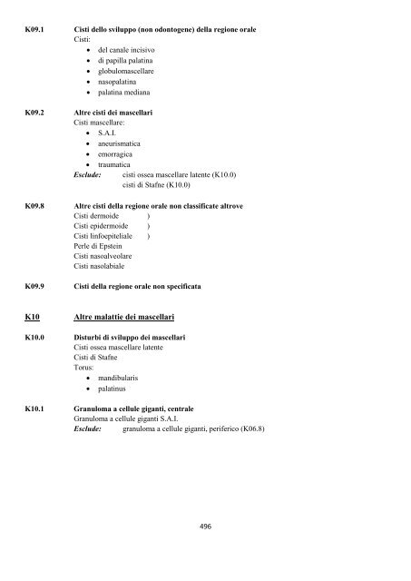 Classificazione Statistica Internazionale delle Malattie e dei ...