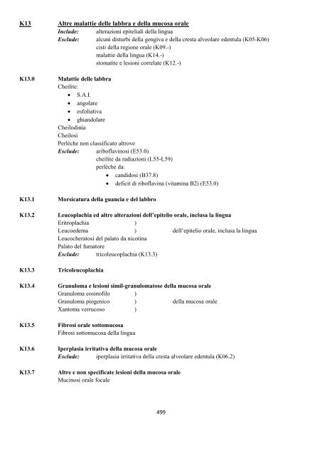 Classificazione Statistica Internazionale delle Malattie e dei ...