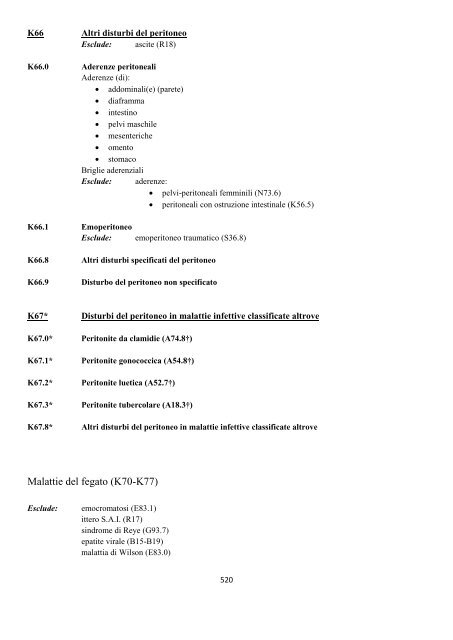 Classificazione Statistica Internazionale delle Malattie e dei ...