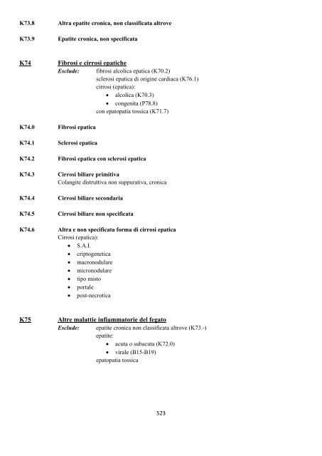 Classificazione Statistica Internazionale delle Malattie e dei ...