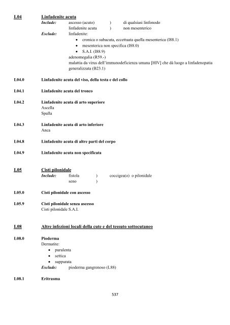 Classificazione Statistica Internazionale delle Malattie e dei ...