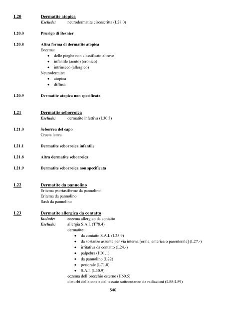 Classificazione Statistica Internazionale delle Malattie e dei ...