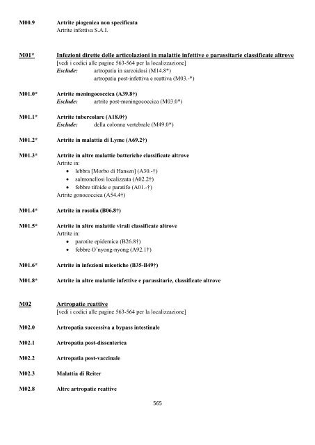 Classificazione Statistica Internazionale delle Malattie e dei ...