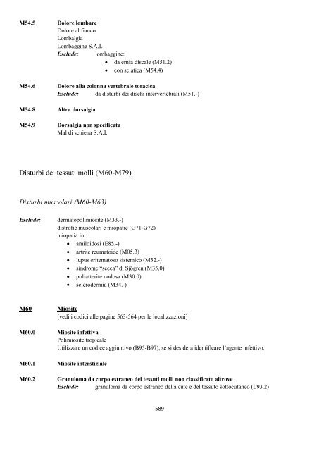 Classificazione Statistica Internazionale delle Malattie e dei ...