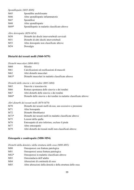 Classificazione Statistica Internazionale delle Malattie e dei ...