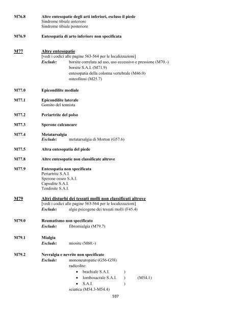 Classificazione Statistica Internazionale delle Malattie e dei ...