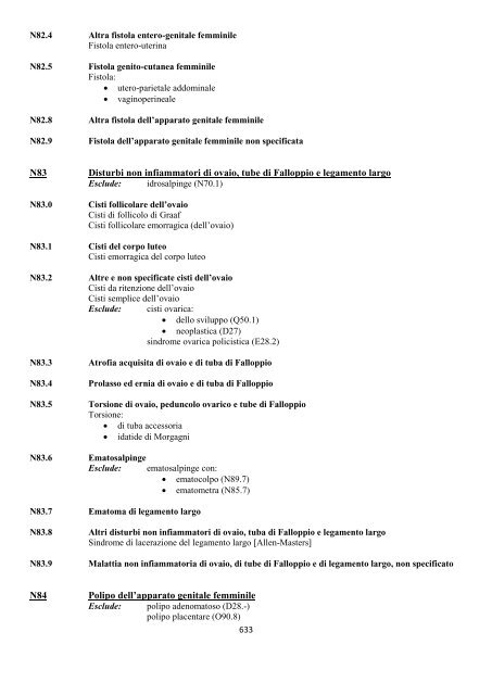 Classificazione Statistica Internazionale delle Malattie e dei ...