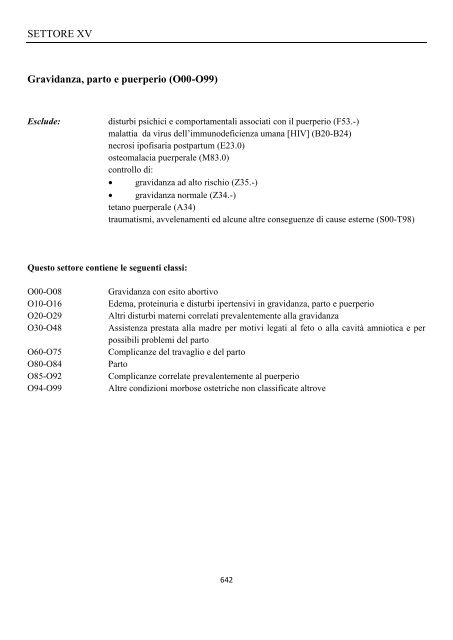 Classificazione Statistica Internazionale delle Malattie e dei ...