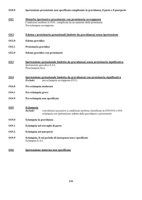 Classificazione Statistica Internazionale delle Malattie e dei ...