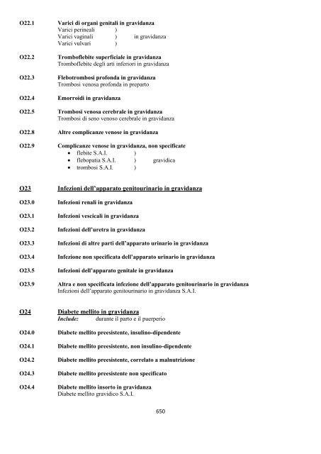 Classificazione Statistica Internazionale delle Malattie e dei ...