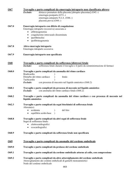 Classificazione Statistica Internazionale delle Malattie e dei ...