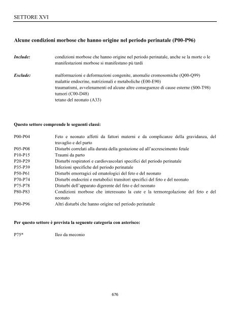 Classificazione Statistica Internazionale delle Malattie e dei ...