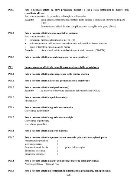 Classificazione Statistica Internazionale delle Malattie e dei ...