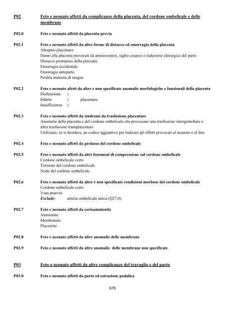 Classificazione Statistica Internazionale delle Malattie e dei ...