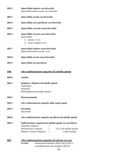 Classificazione Statistica Internazionale delle Malattie e dei ...