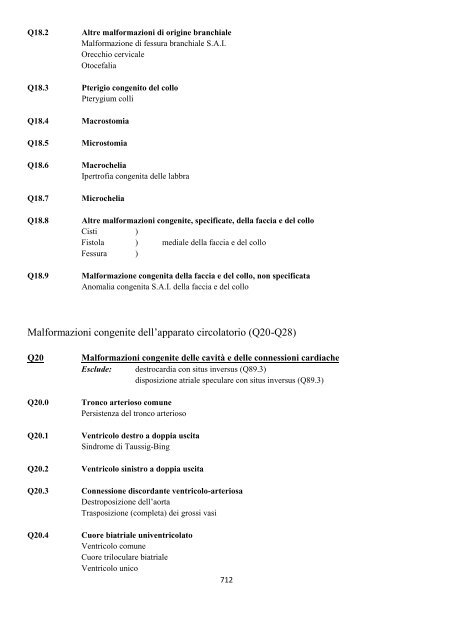 Classificazione Statistica Internazionale delle Malattie e dei ...