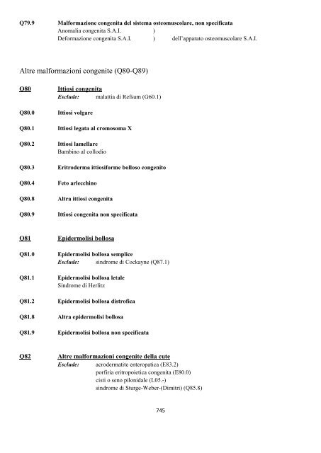 Classificazione Statistica Internazionale delle Malattie e dei ...