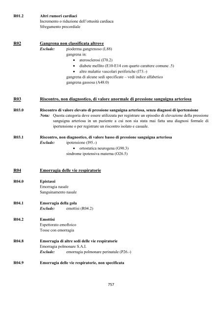 Classificazione Statistica Internazionale delle Malattie e dei ...