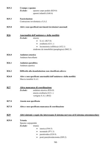 Classificazione Statistica Internazionale delle Malattie e dei ...