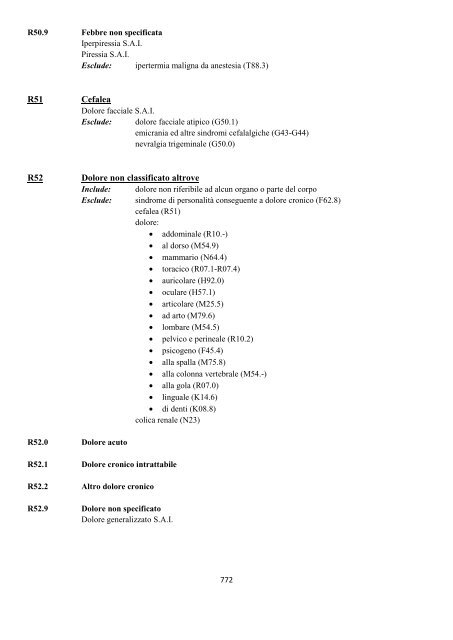 Classificazione Statistica Internazionale delle Malattie e dei ...