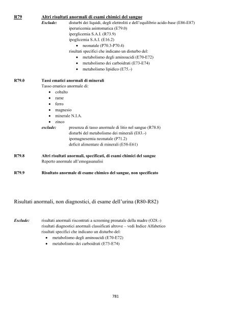 Classificazione Statistica Internazionale delle Malattie e dei ...