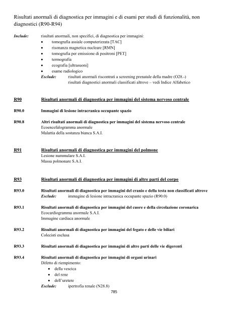 Classificazione Statistica Internazionale delle Malattie e dei ...