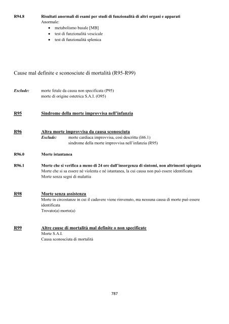 Classificazione Statistica Internazionale delle Malattie e dei ...