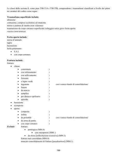 Classificazione Statistica Internazionale delle Malattie e dei ...