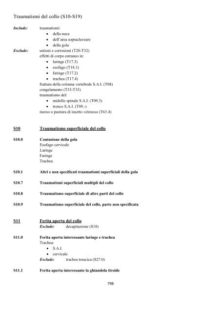 Classificazione Statistica Internazionale delle Malattie e dei ...