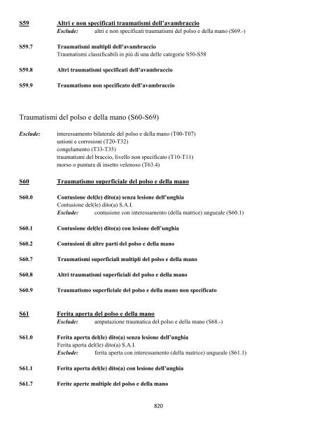 Classificazione Statistica Internazionale delle Malattie e dei ...