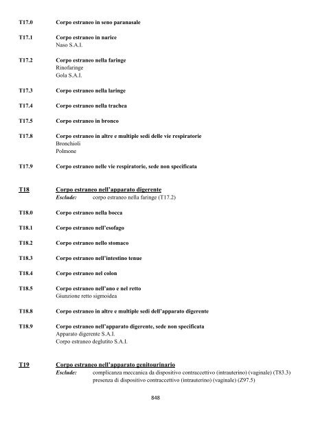 Classificazione Statistica Internazionale delle Malattie e dei ...