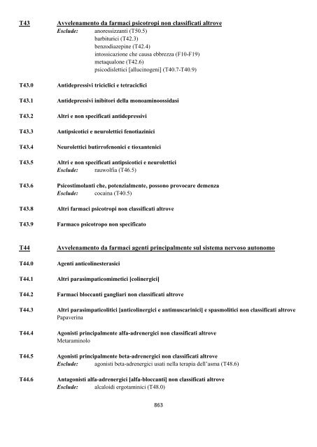 Classificazione Statistica Internazionale delle Malattie e dei ...