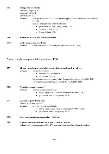 Classificazione Statistica Internazionale delle Malattie e dei ...