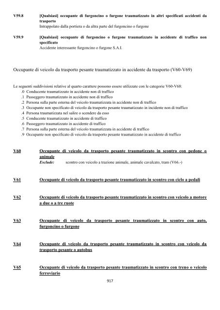 Classificazione Statistica Internazionale delle Malattie e dei ...