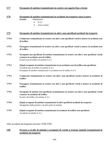 Classificazione Statistica Internazionale delle Malattie e dei ...