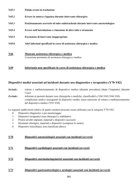 Classificazione Statistica Internazionale delle Malattie e dei ...