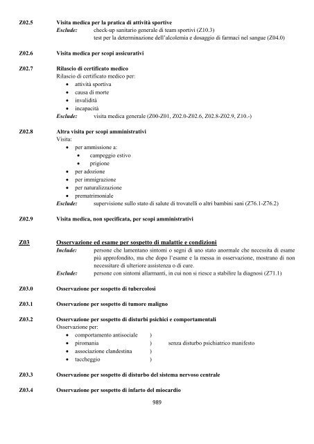 Classificazione Statistica Internazionale delle Malattie e dei ...