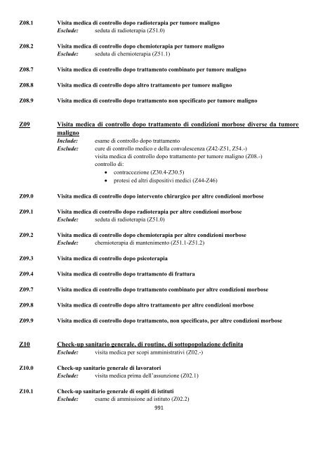 Classificazione Statistica Internazionale delle Malattie e dei ...