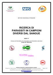 ricerca di parassiti in campioni diversi dal sangue - italbioforma