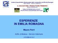 Relazione 7. Mauro Ferri - IZS della Lombardia e dell'Emilia Romagna