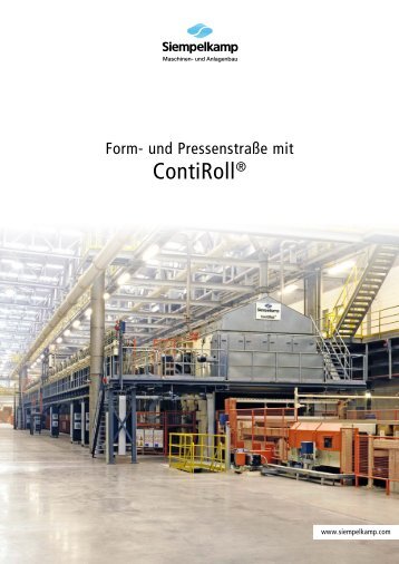 Form- und Pressenstraße mit ContiRoll - Siempelkamp
