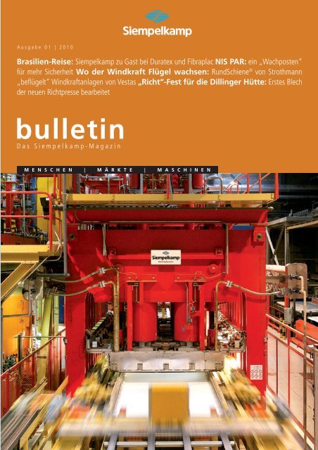 Bulletin 1/2010 - Siempelkamp NIS