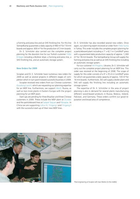 Annual Report 2008 - Siempelkamp