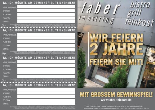 Faber Gewinnspiel Faber Gewinnspiel