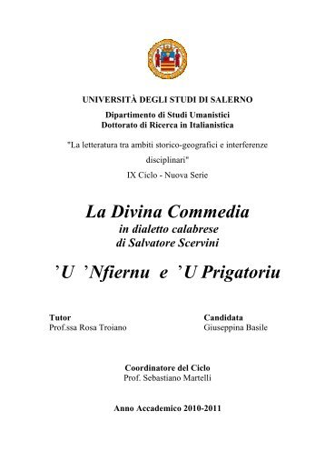 tesi G. Basile.pdf - EleA@UniSA - Università degli Studi di Salerno