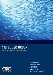 SIG SOLAR GROUP - SiG Solar GmbH