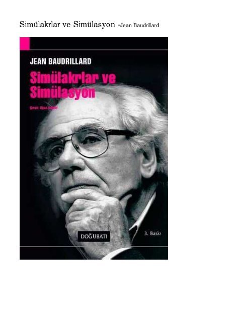 Simulakrlar%20ve%20Simulasyon%20-%20Jean%20Baudrillard