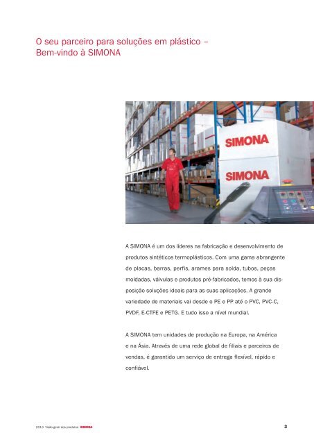 Global Thermoplastic Solutions Visão geral dos produtos - Simona AG